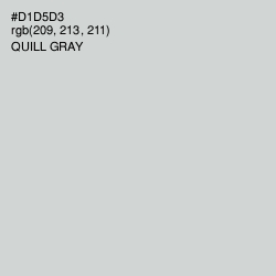 #D1D5D3 - Quill Gray Color Image